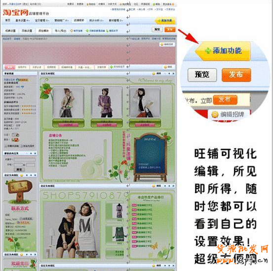 淘寶旺鋪標(biāo)準(zhǔn)版裝修模塊