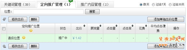直通車定向推廣優(yōu)化指南