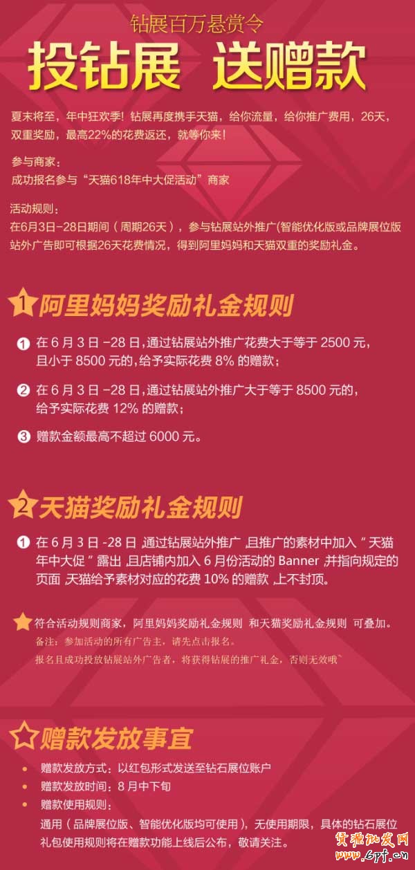 鉆展智能優(yōu)化版&天貓6.18年中促聯(lián)合報名