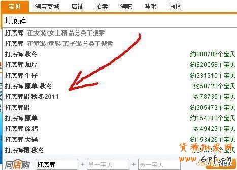 淘寶關鍵詞