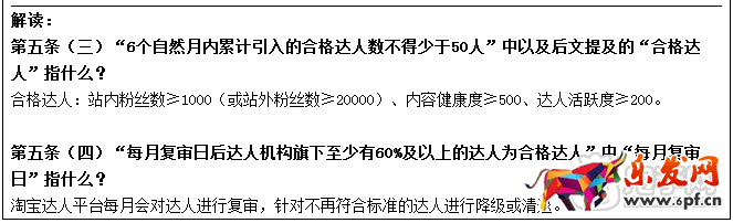 淘寶達人規則