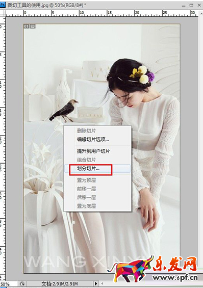 ps切片工具怎么用