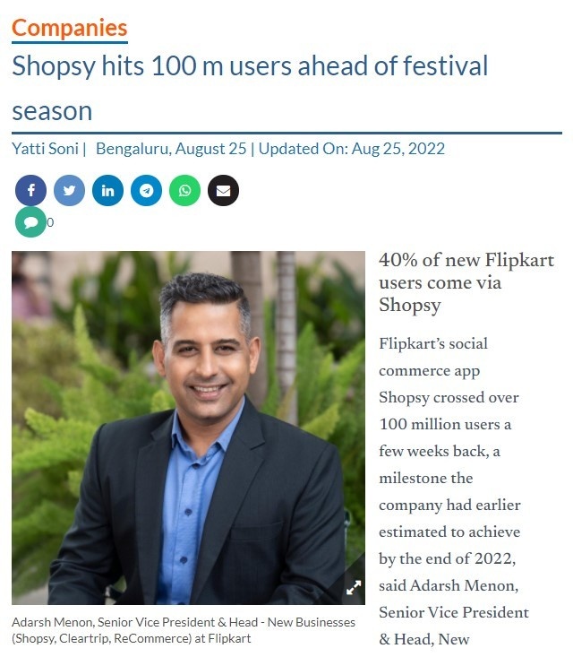 印度電商Flipkart在大促活動前加強kiranas配送計劃
